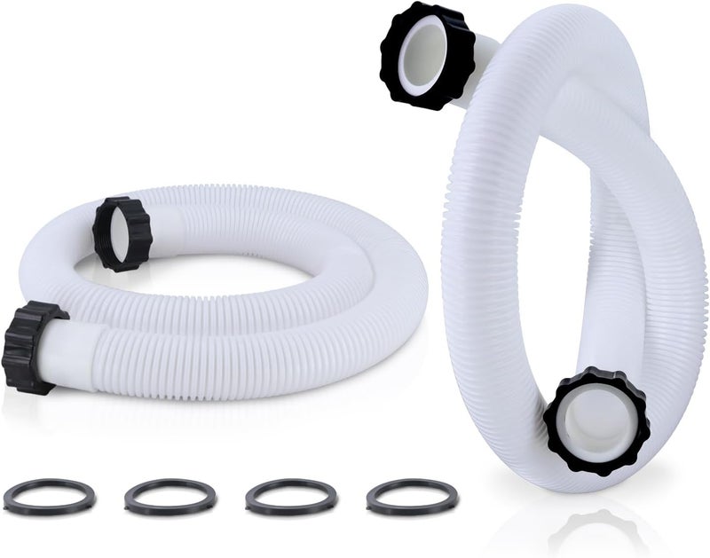 SoCiMa 1.5" Pool Pump Hose Compatible with Intex Pump Sand Filters & Saltwater Systems, 29060E Pool Hoses Fit for Coleman Above Ground Pools Parts 59" Long - Image 1